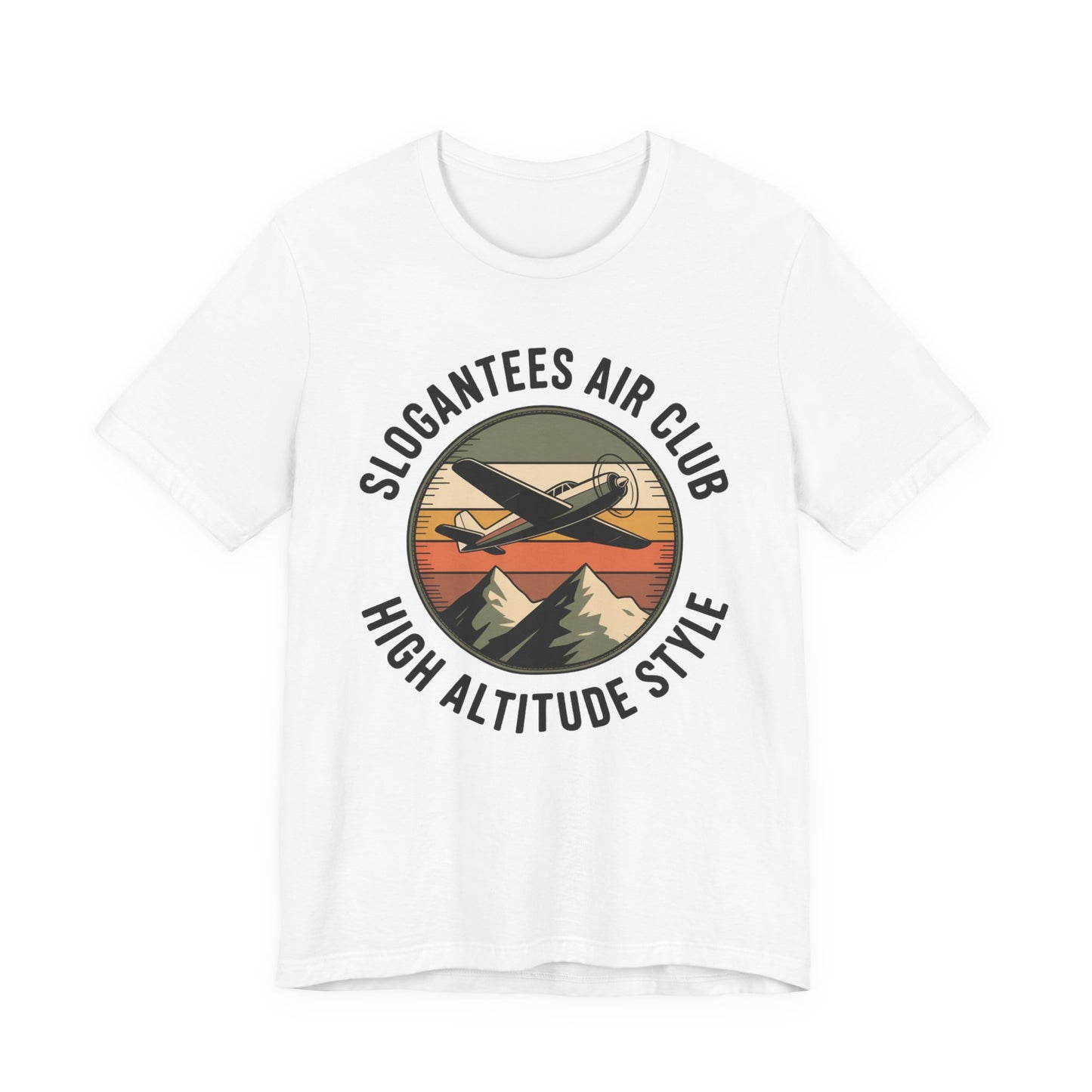 Air Club Vintage Plane T-Shirt – "High Altitude Style" Retro Aviation Tee