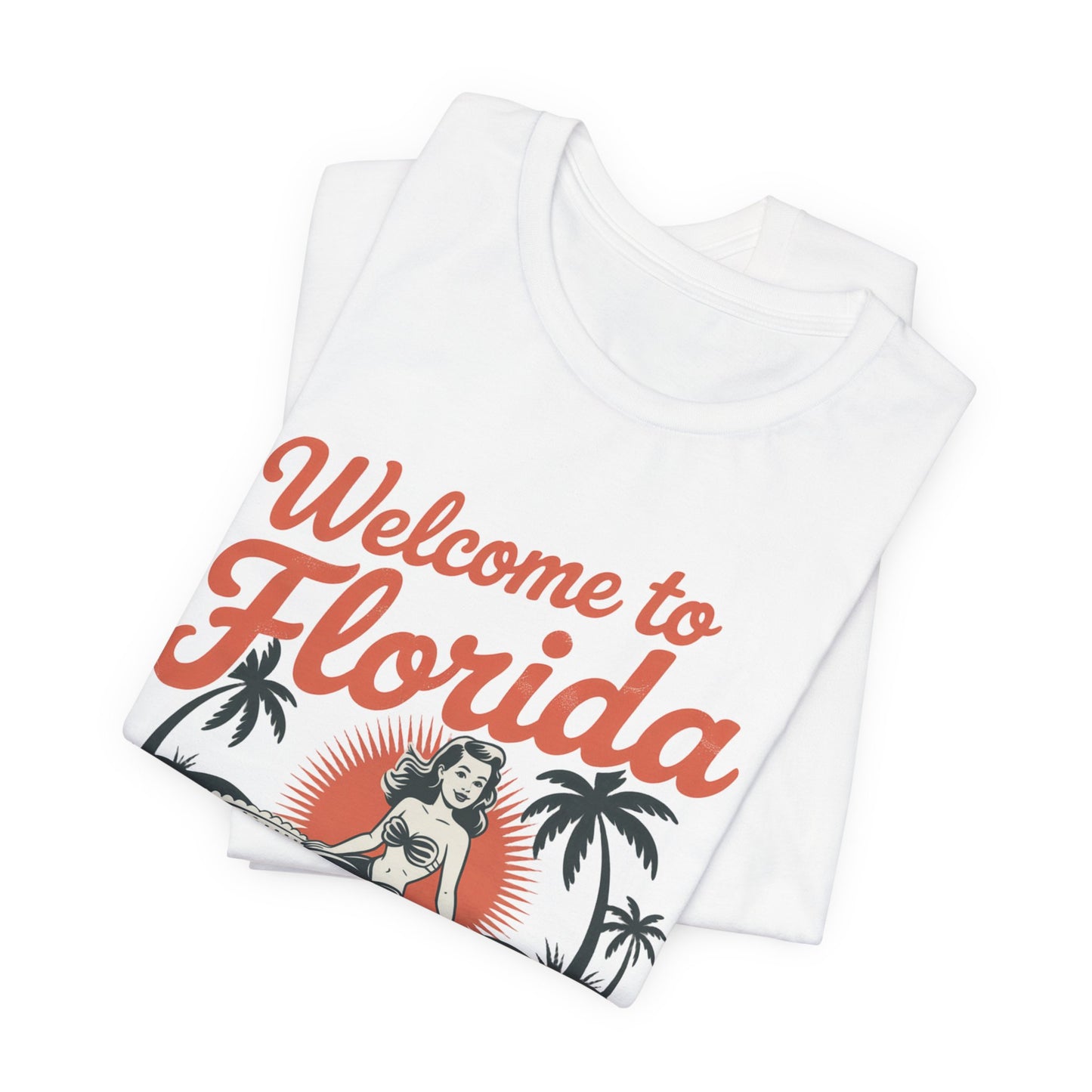 Welcome to Florida Tee — The Sunshine State Vintage Surf T-Shirt