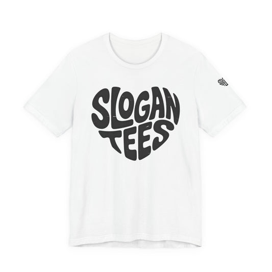 LIMITED EDITION 50 PIECES. T-Shirt — Minimal Slogan Tee (Chest & Sleeve Logo)