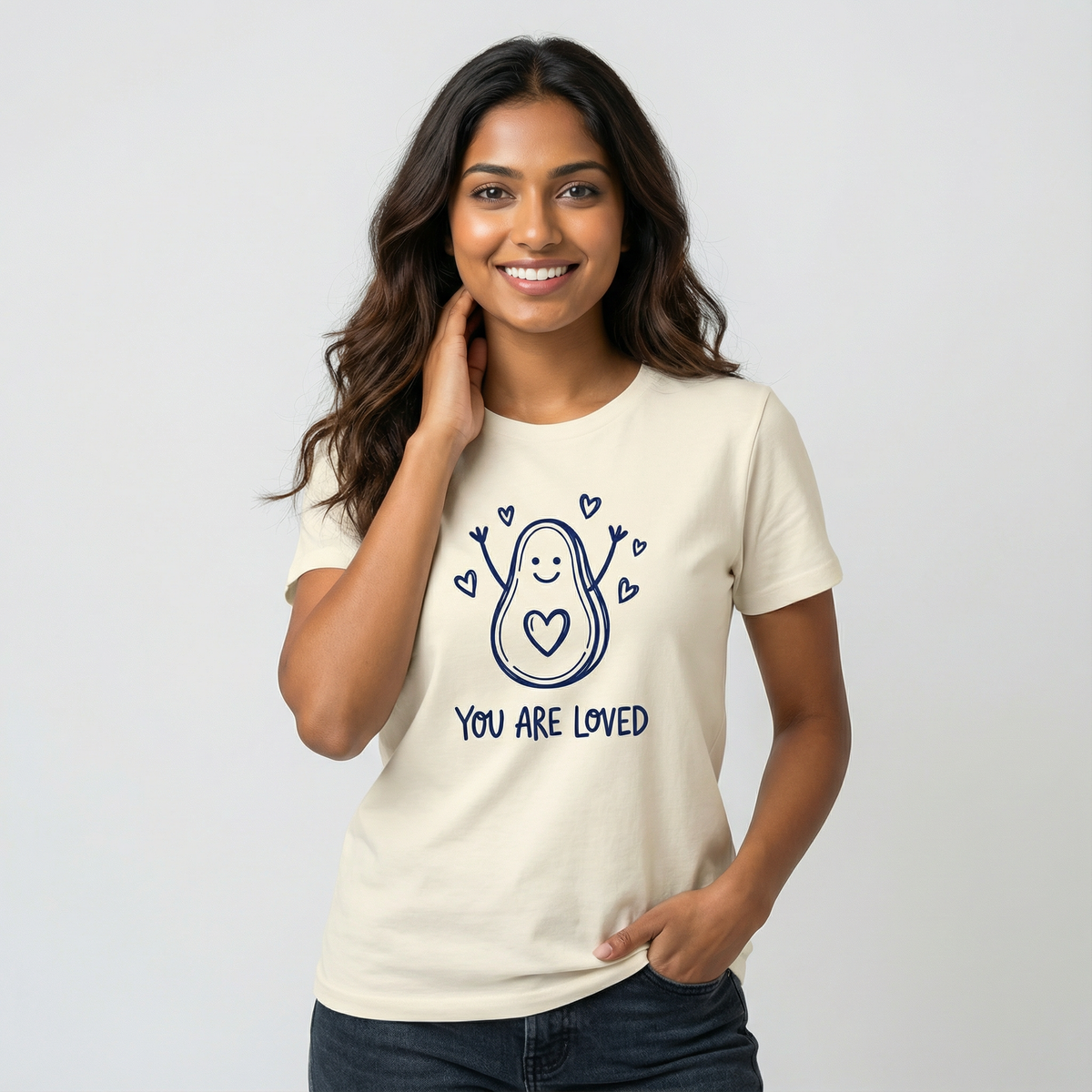 You Are Loved Avocado Tee