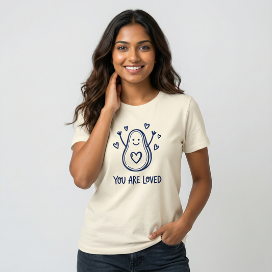 You Are Loved Avocado Tee