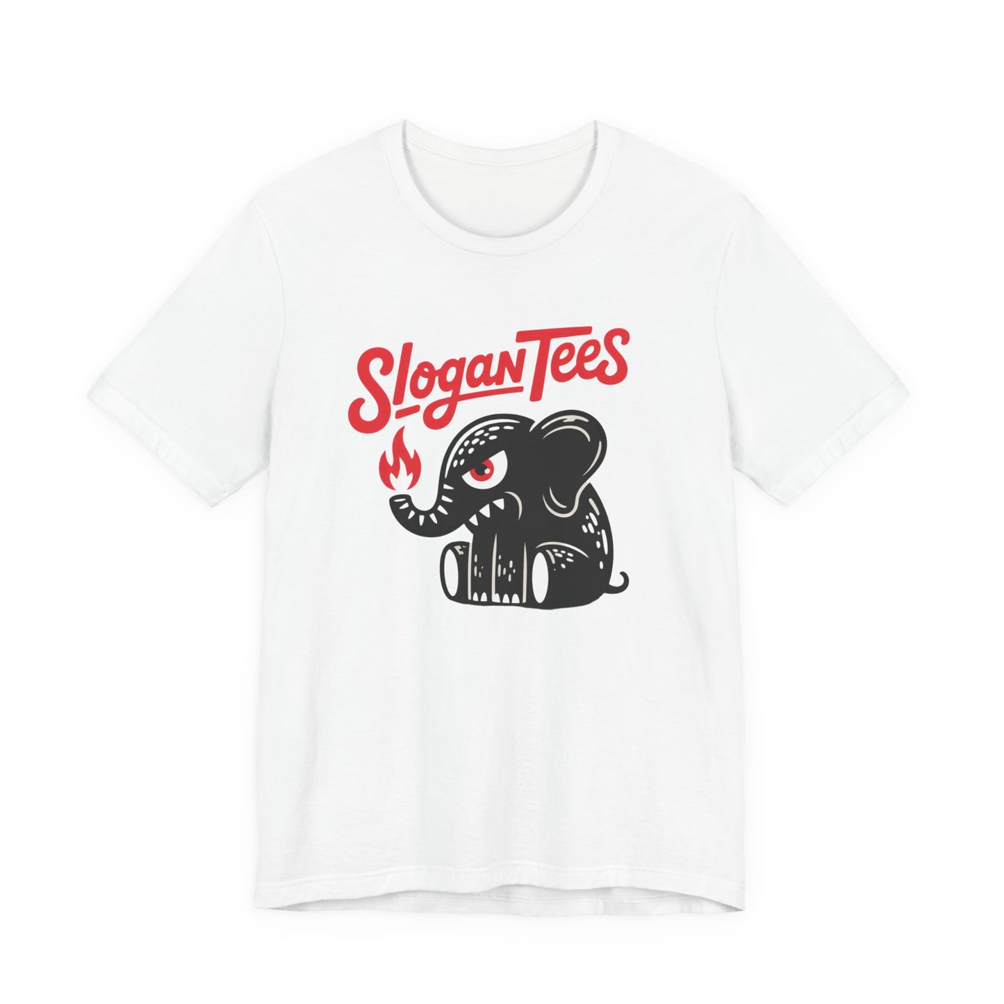 Elephant Flame Graphic Tee – "Slogan Tees" Retro Streetwear